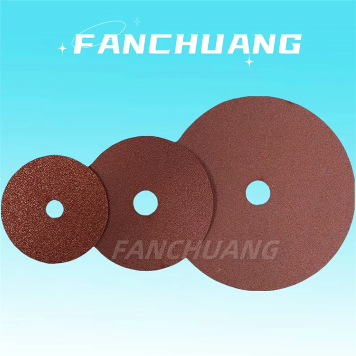 Aluminum Oxide Resin Fiber Polishing Disc Center Hole