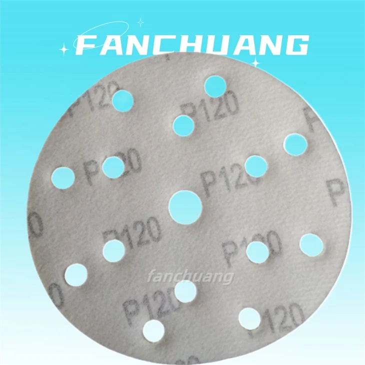 Alumina Flocking Sandpaper Sheet With Hole