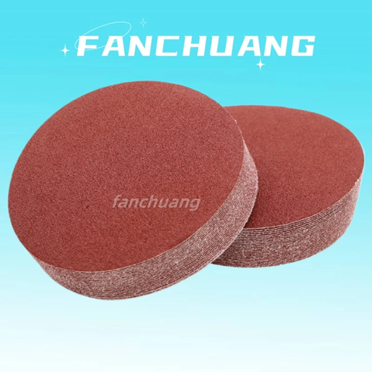 Polishing Sandpaper Disc Red Sand Sheets