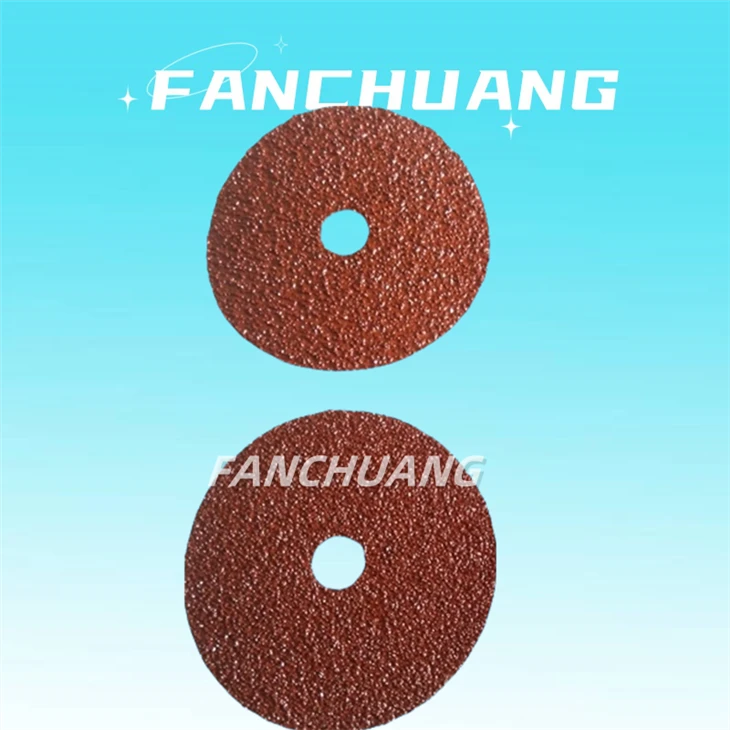 5'' Angle Grinder Sanding Disc Aluminum Oxide Resin Fiber With 7/8'' Arbor