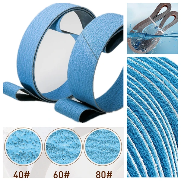 detailed picture of abrasive belts