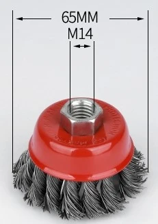 65mm Wire Wheel Brush Set for Grinder