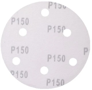 back of 6holes sanding disc