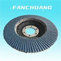 Disc de solapa de zirconi, suport de fibra de vidre